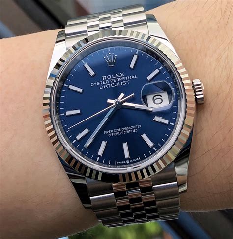 blue dial rolex reddit|Rolex watch with blue face.